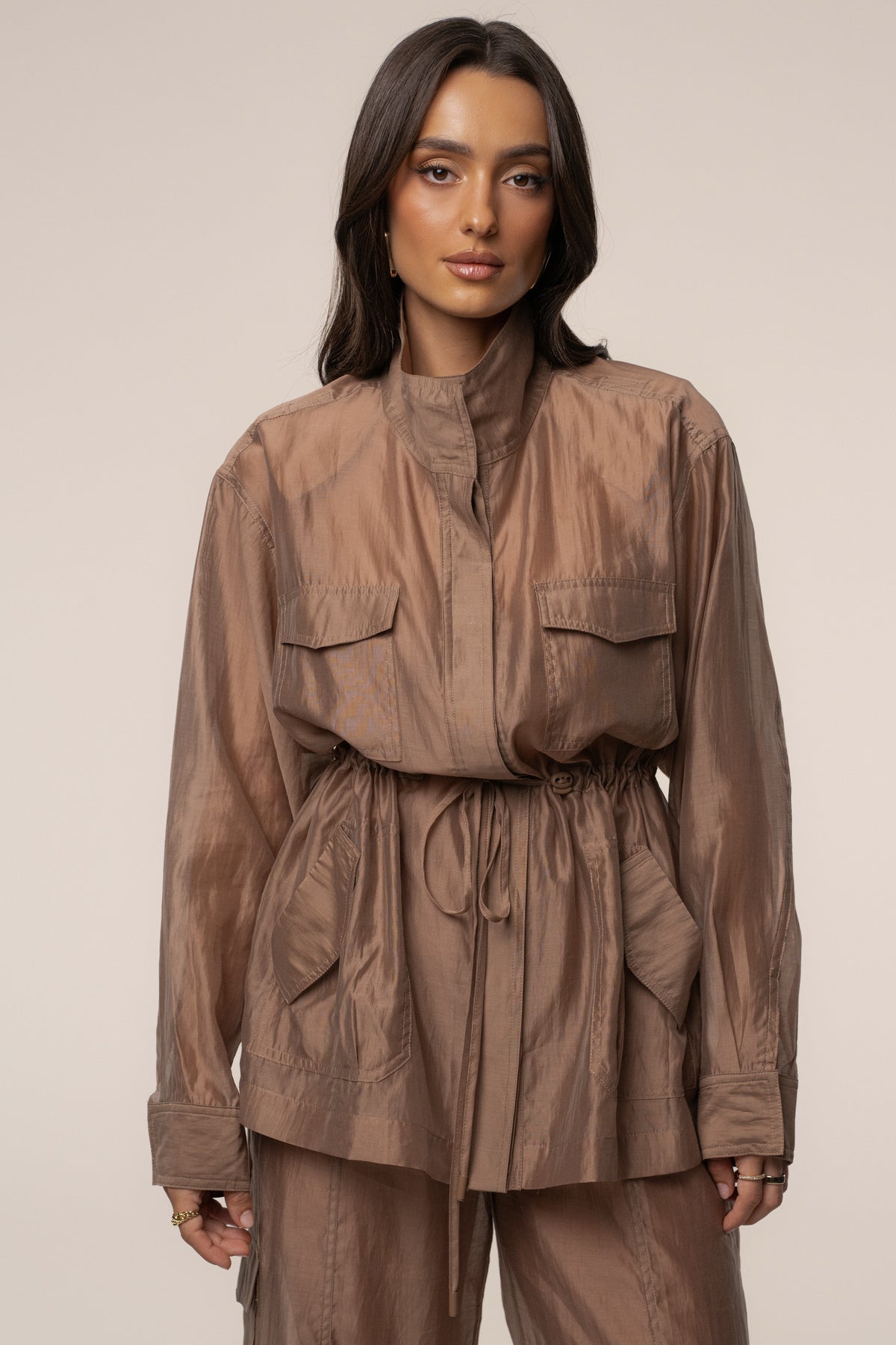 Mauve Explorer Sheer Jacket