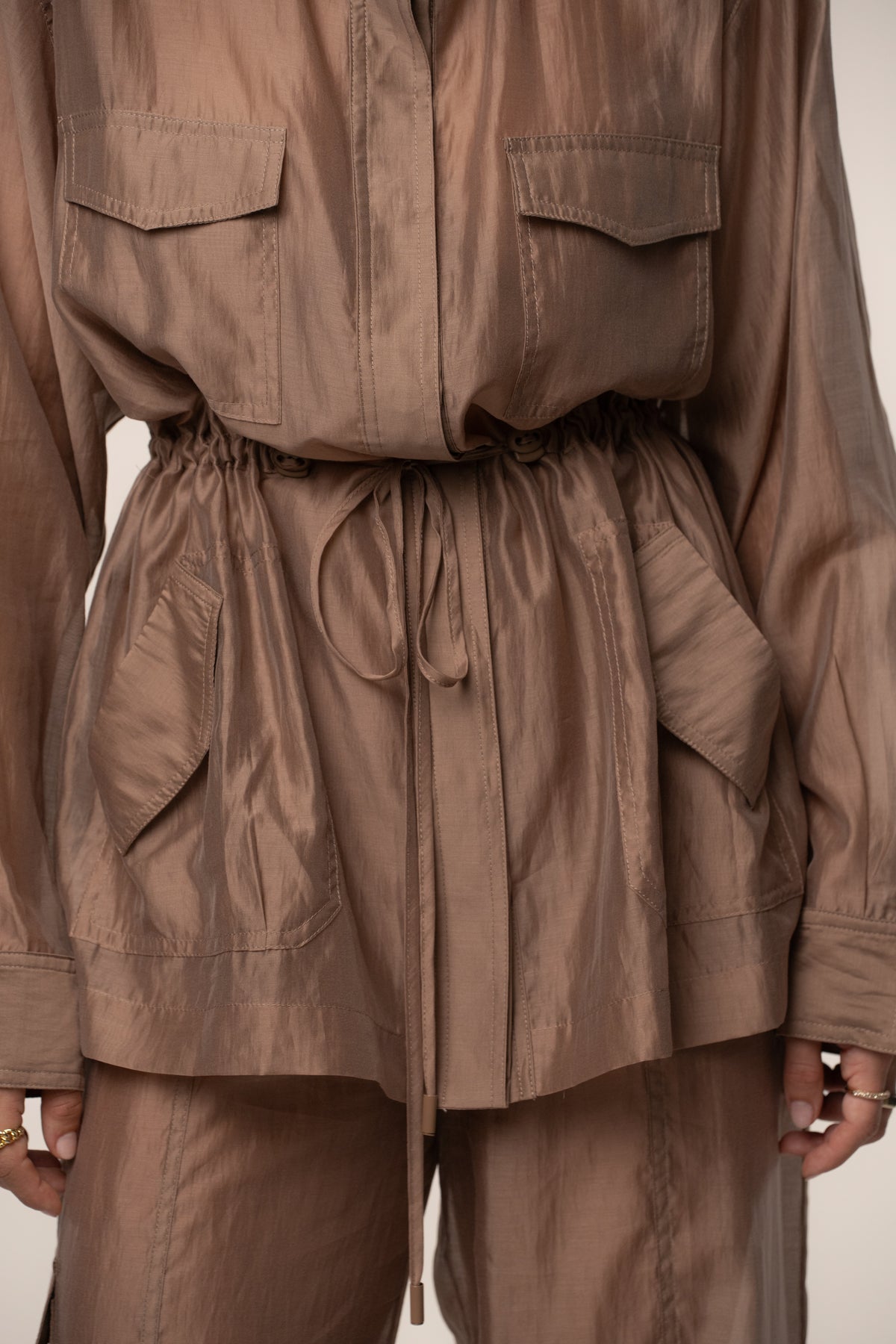 Mauve Explorer Sheer Jacket