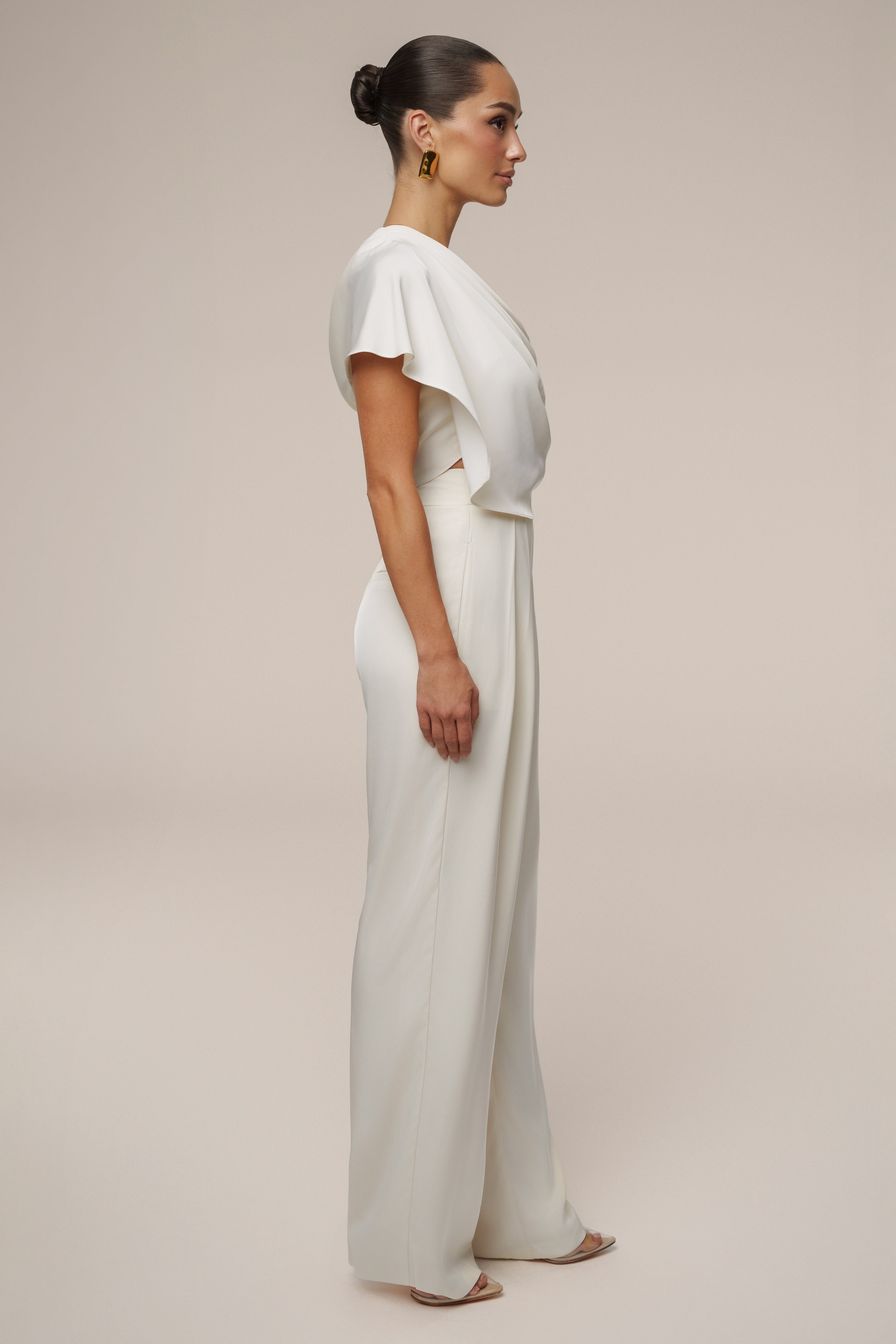 Buttercream Gleam and Glow Satin Top - JLUXLABEL