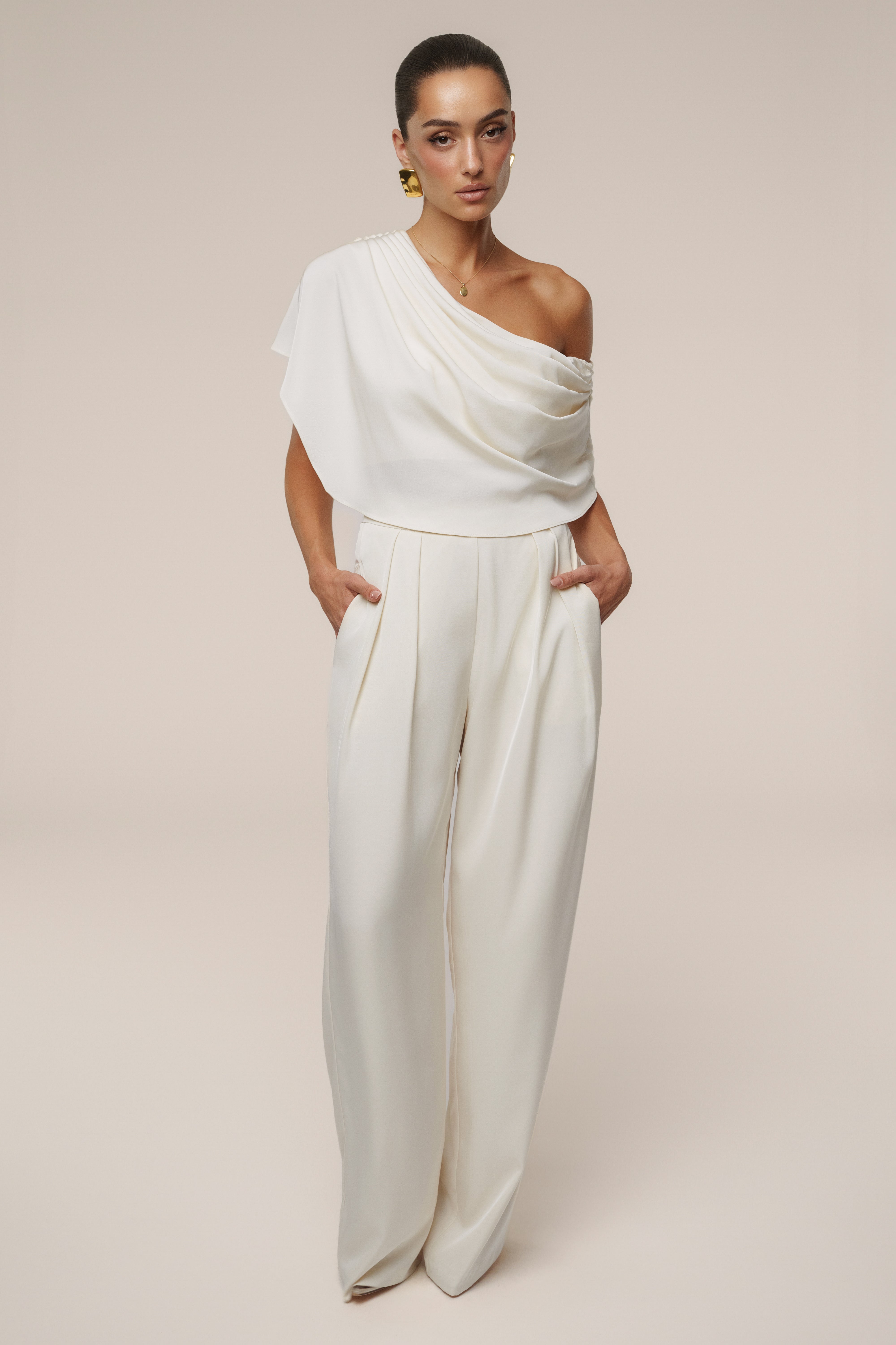 Buttercream Gleam and Glow Satin Top - JLUXLABEL