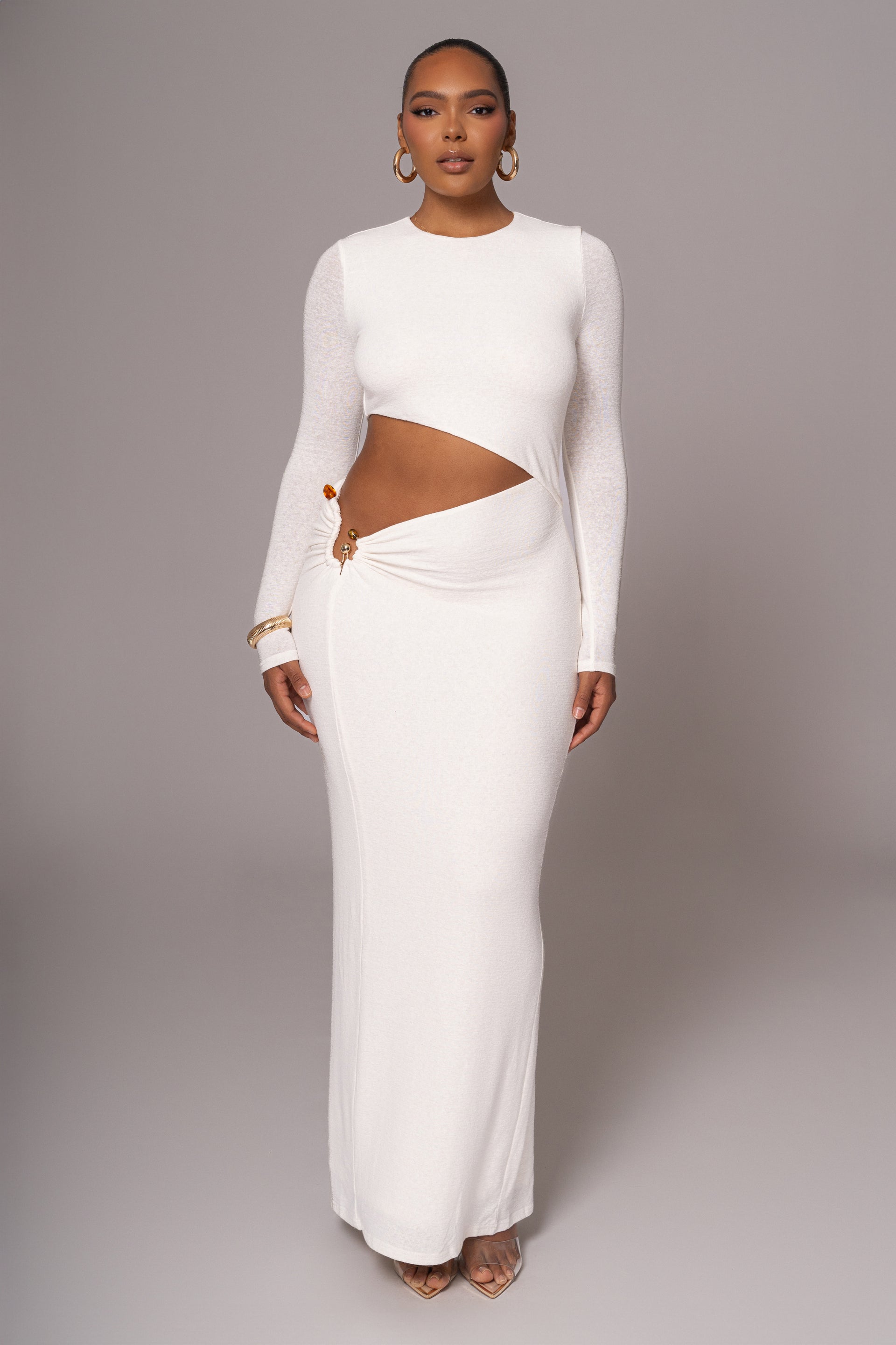 White Summer Romance Cutout Dress White Summer Romance Cutout Dress
