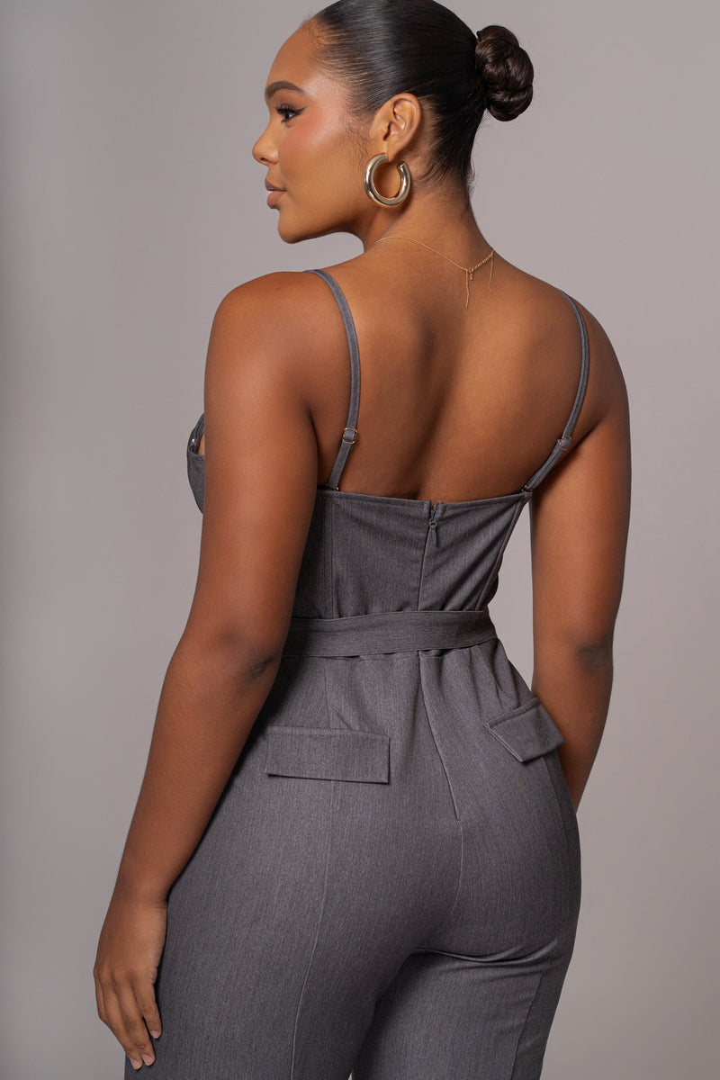 Grey Sweetheart Aroma Jumpsuit