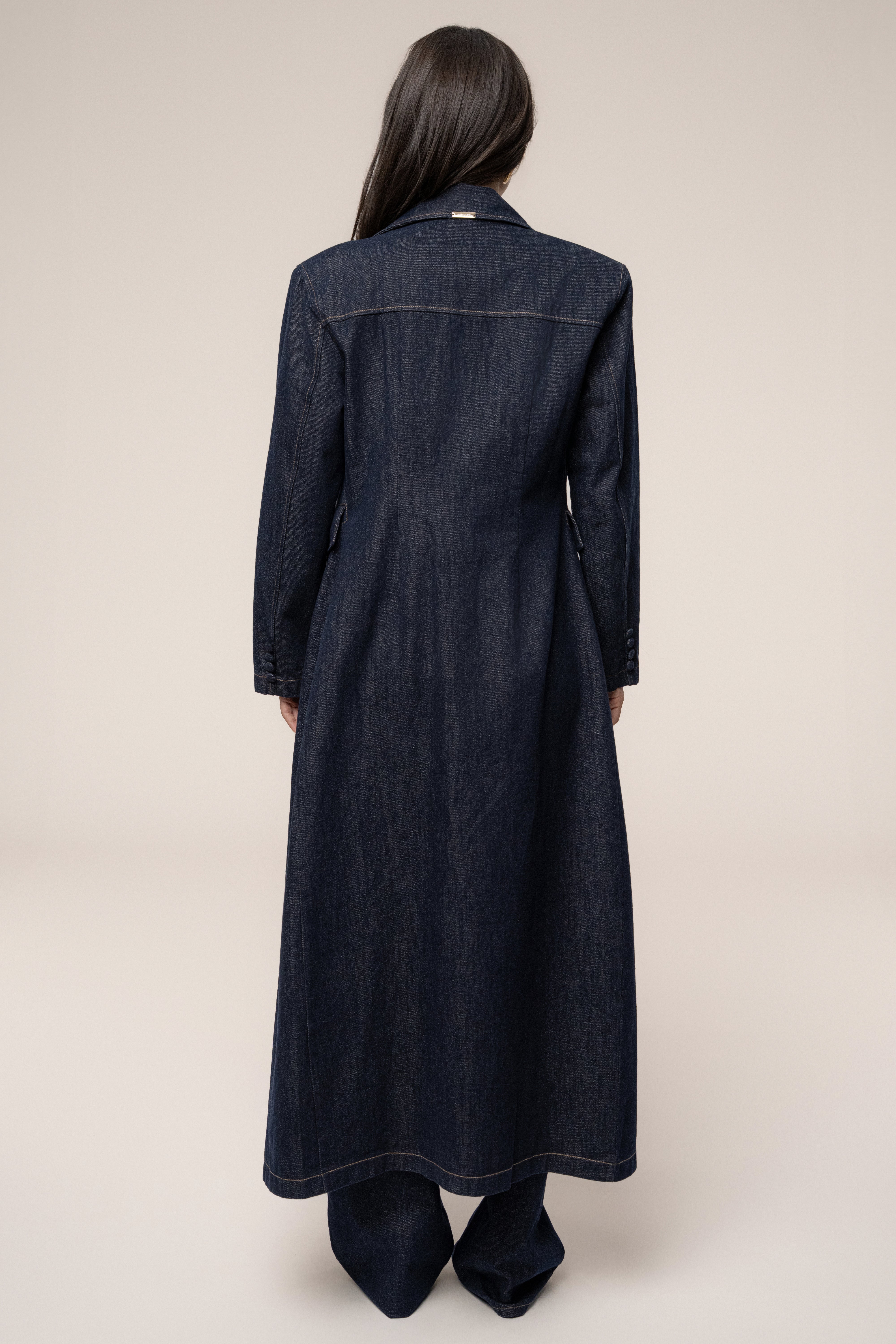 Dark Denim Signature Coat