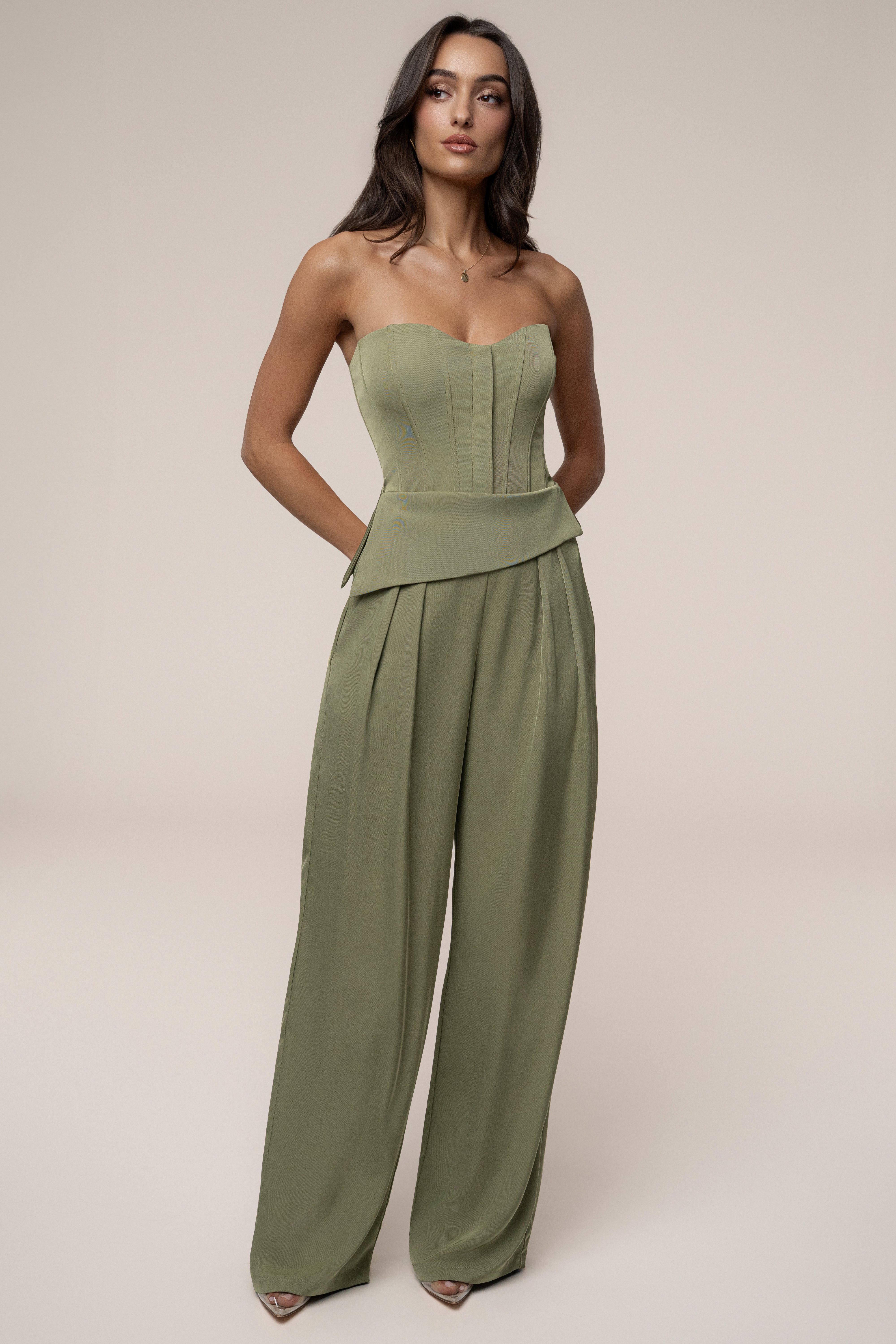 Olive Executive Trousers - JLUXLABEL