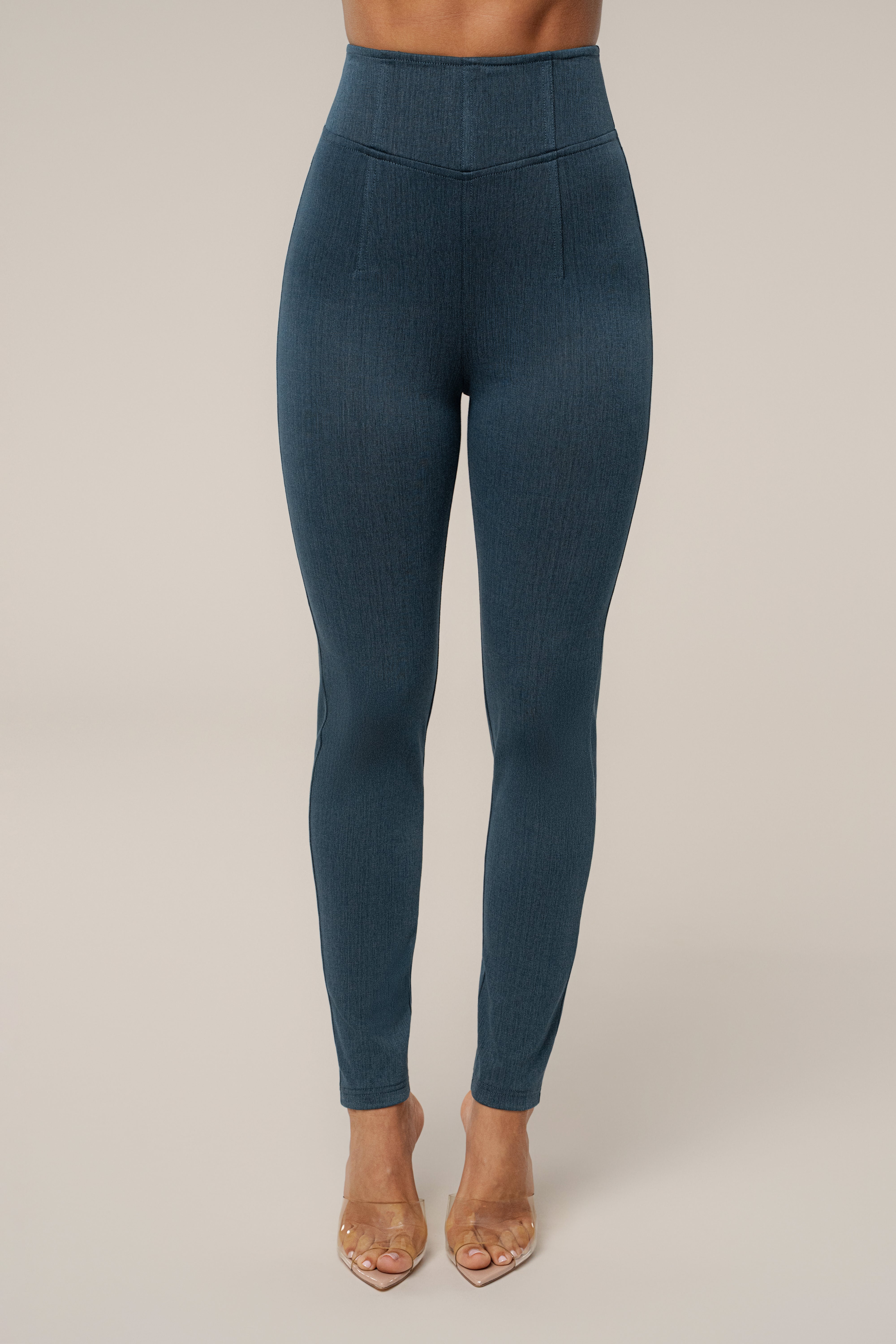 Dark Denim ALICE HIGH WAISTED JEANS - JLUXLABEL