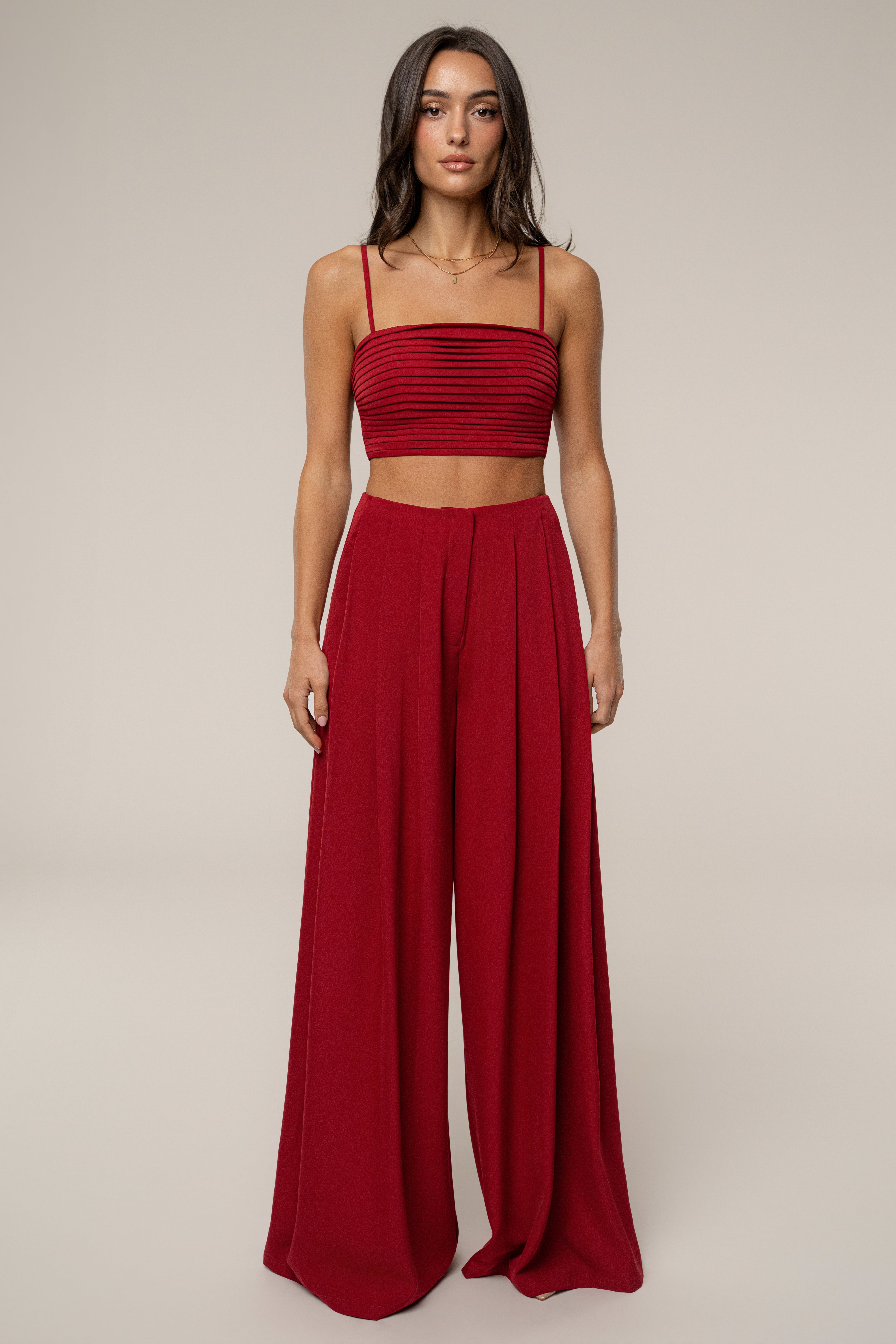 Burgundy Serenade Pant Set