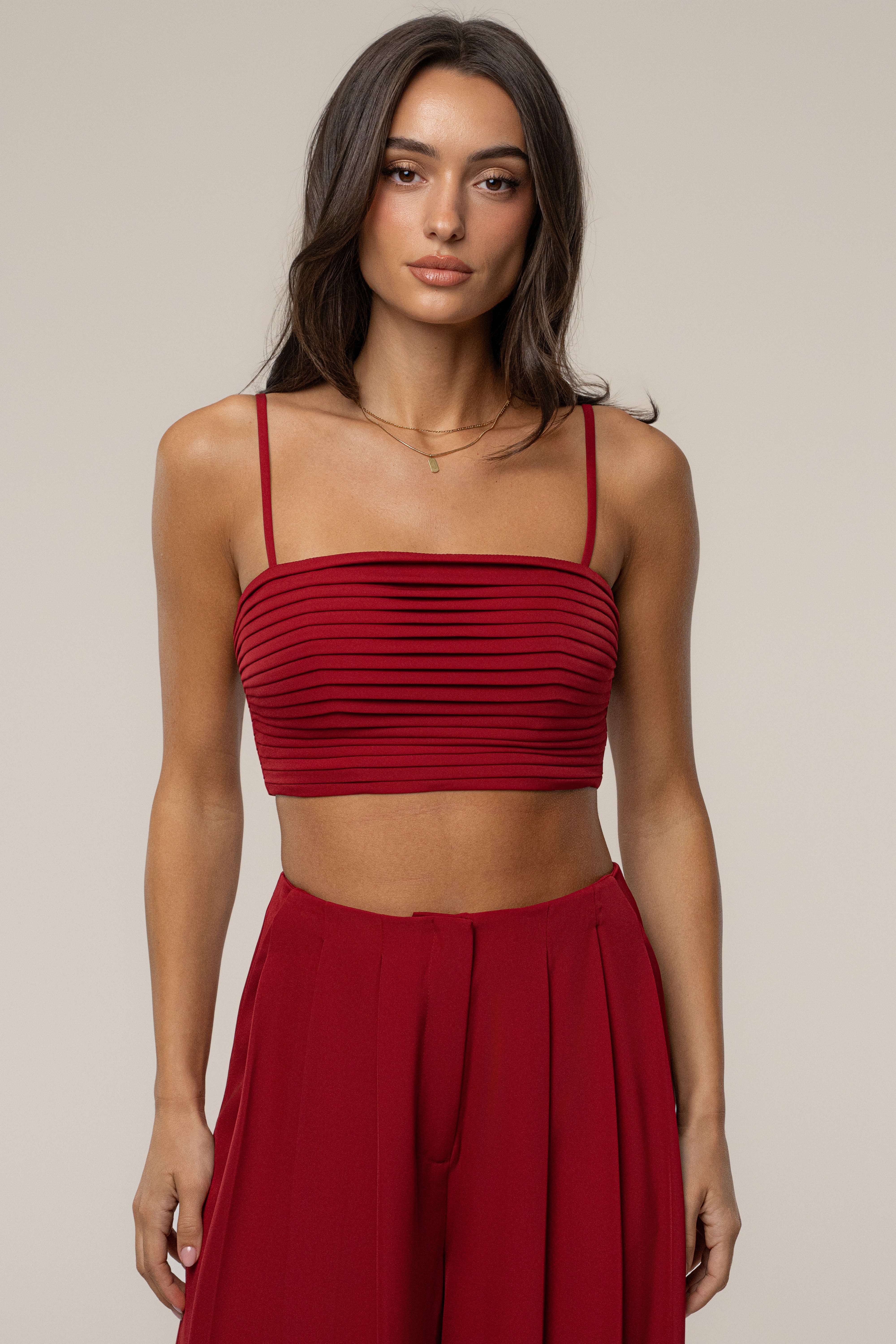 Burgundy Serenade Pant Set