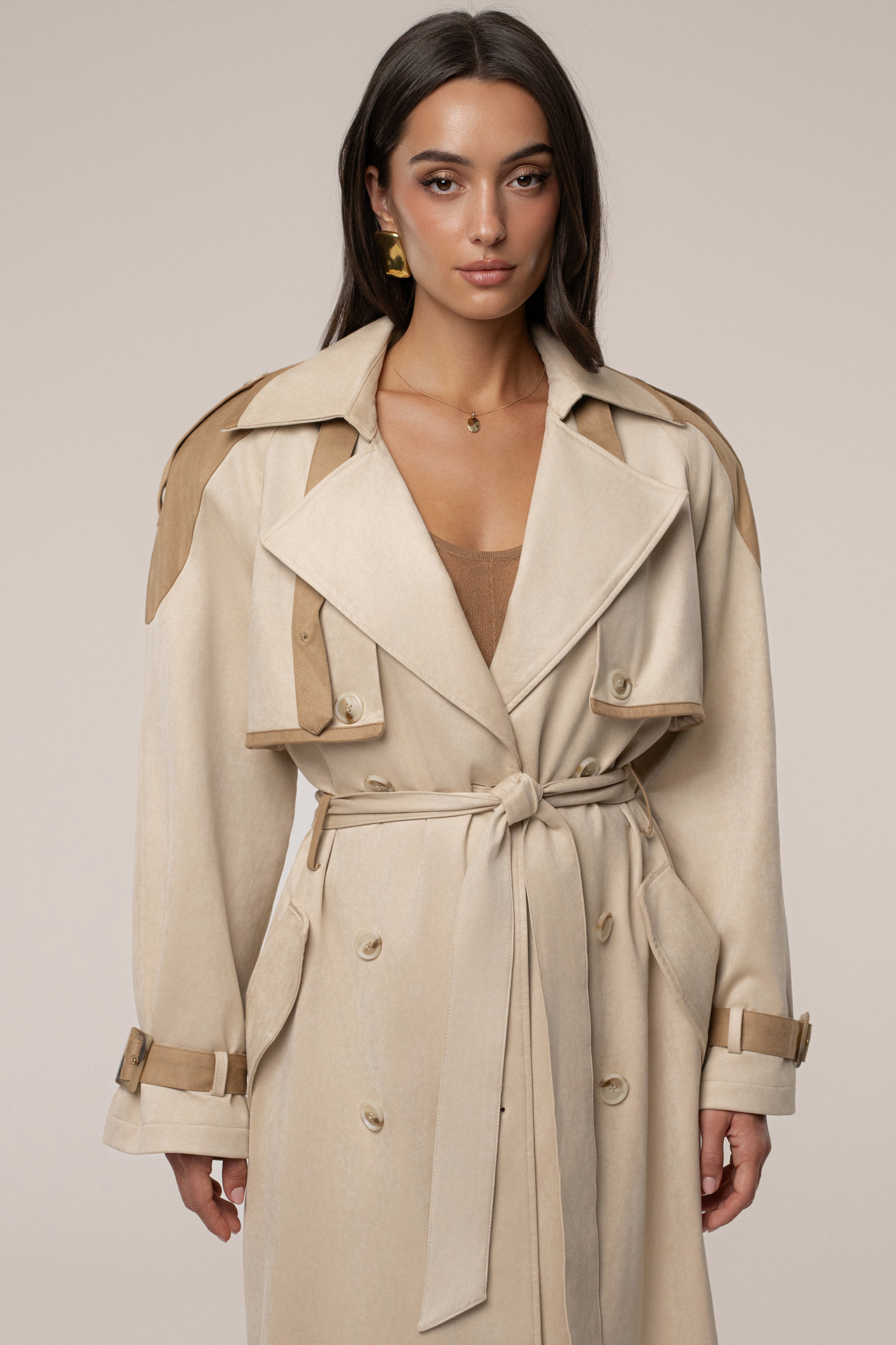 Tan Elite Suede Coat