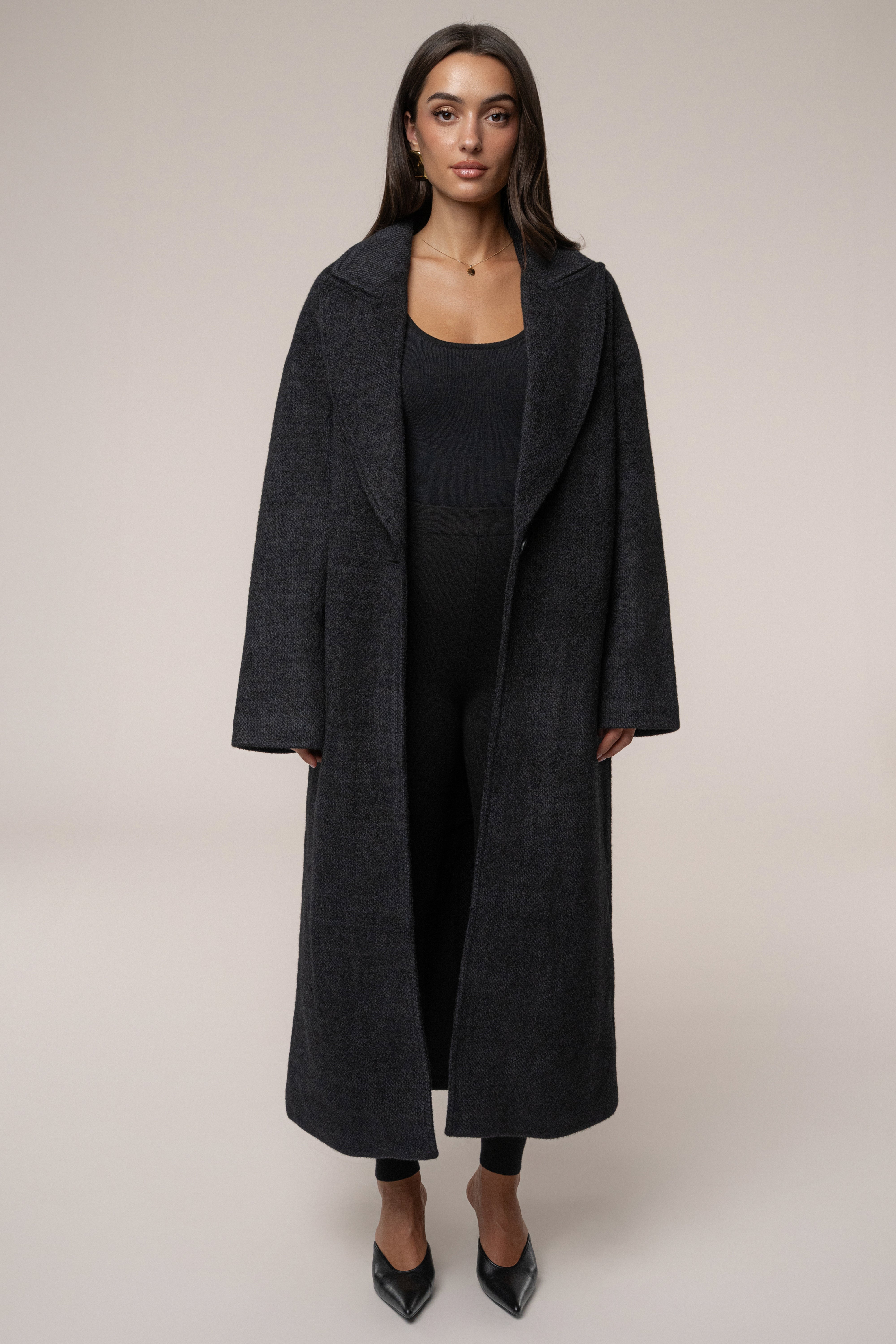 Black Dion Oversized Coat