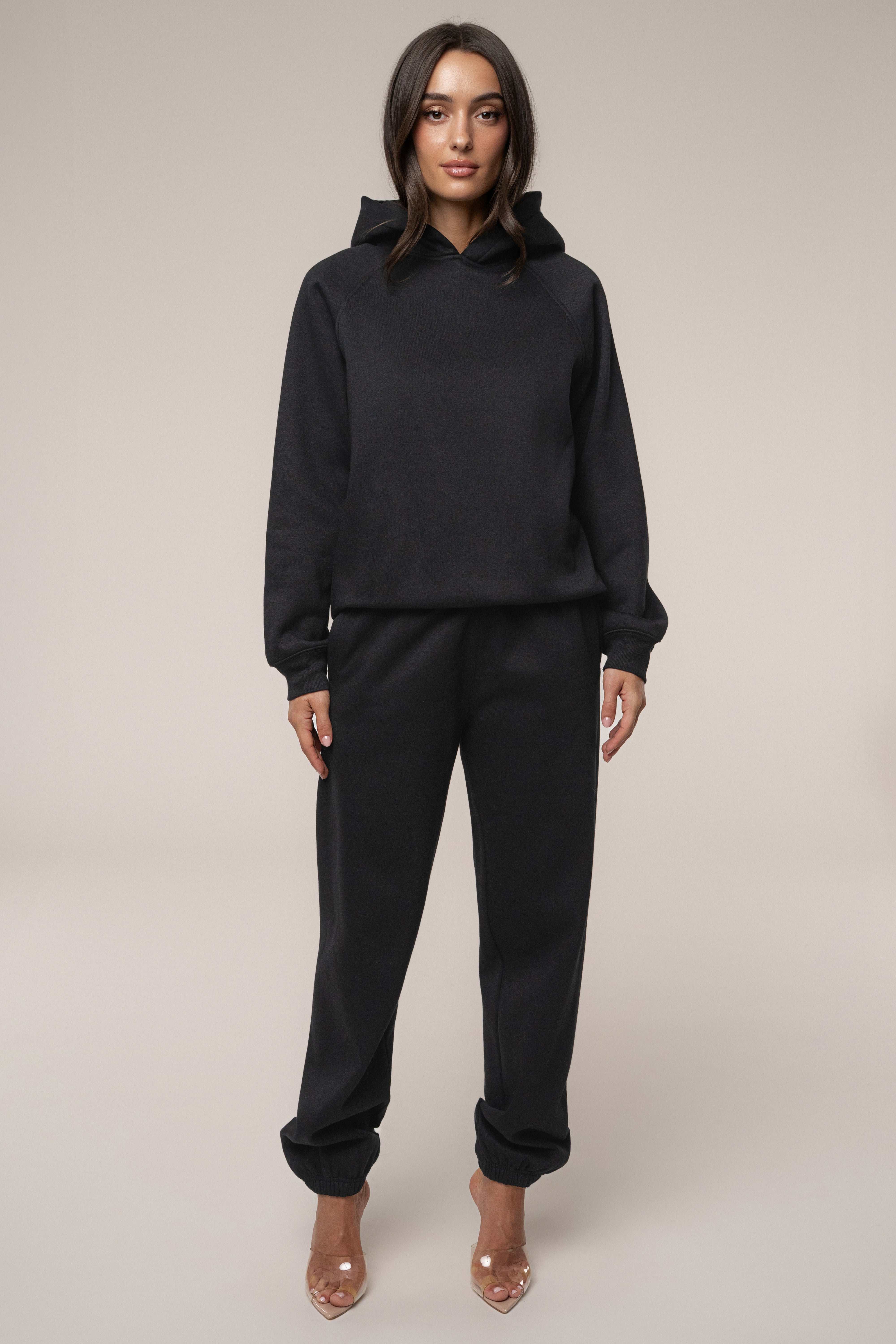 Black JLUXLABEL Logo Sweatpants