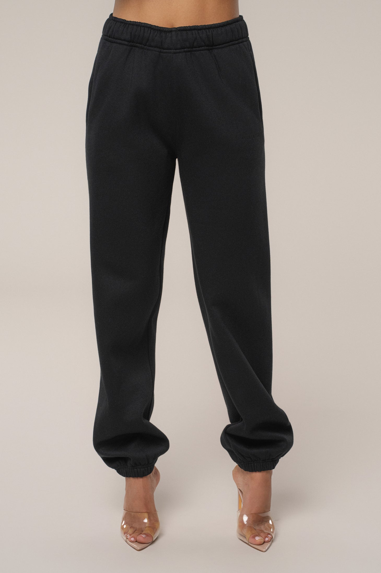 Black JLUXLABEL Logo Sweatpants - JLUXLABEL