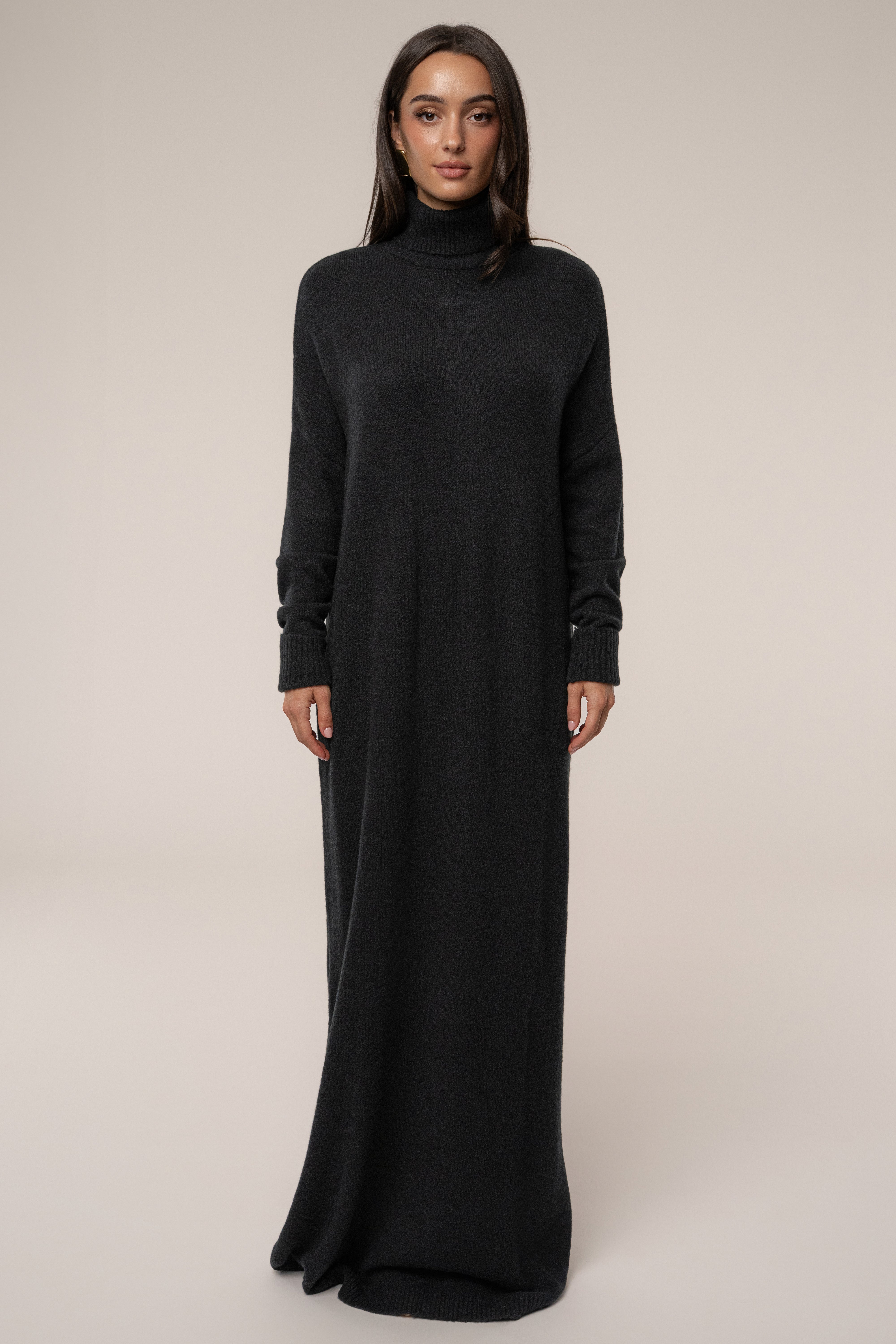 Black Hartley Knit Maxi Dress