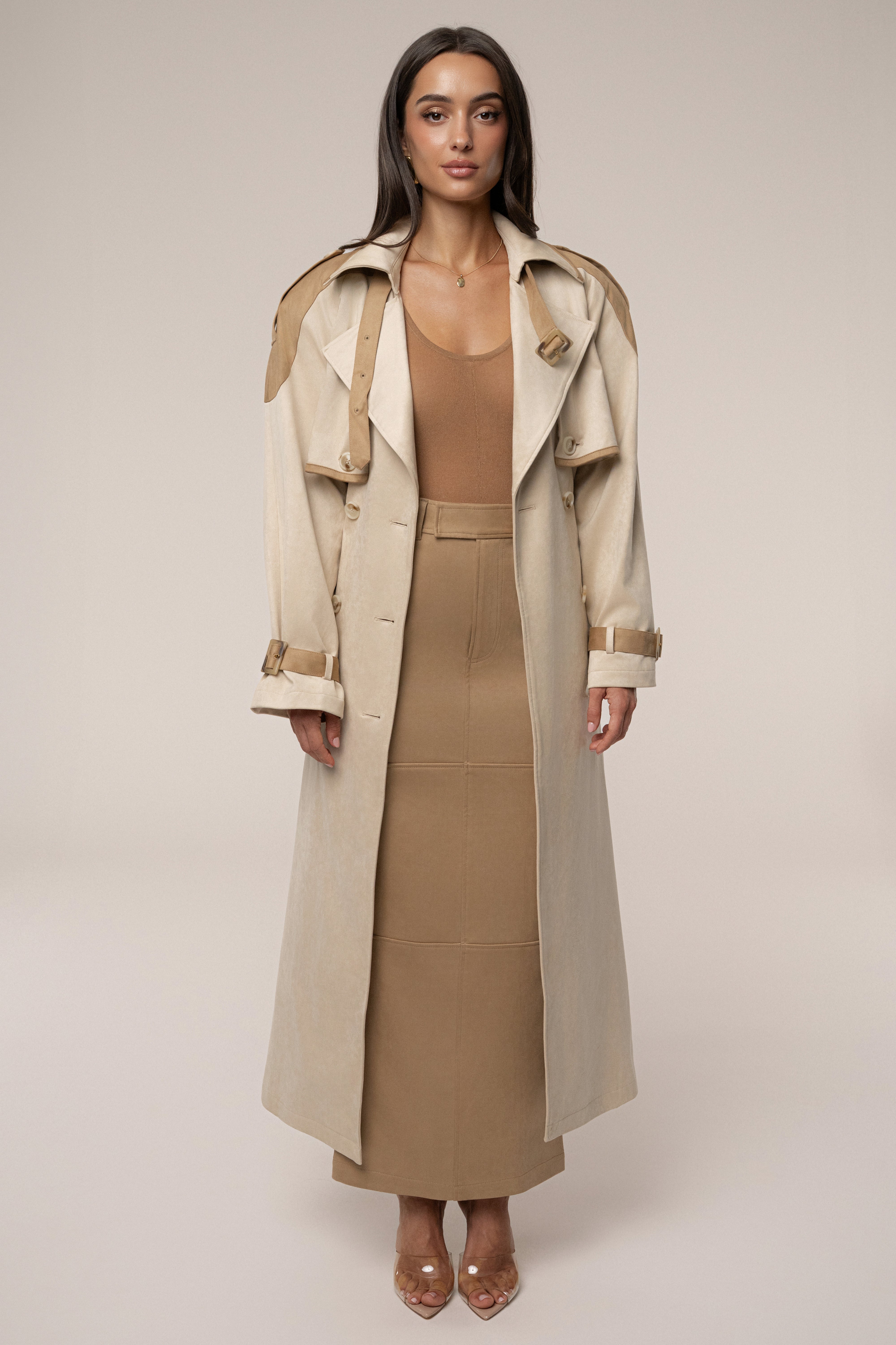 Tan Elite Suede Coat