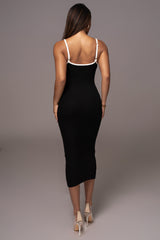 Black Model Citizen Knit Maxi Dress - JLUXLABEL