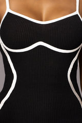 Black Model Citizen Knit Maxi Dress - JLUXLABEL