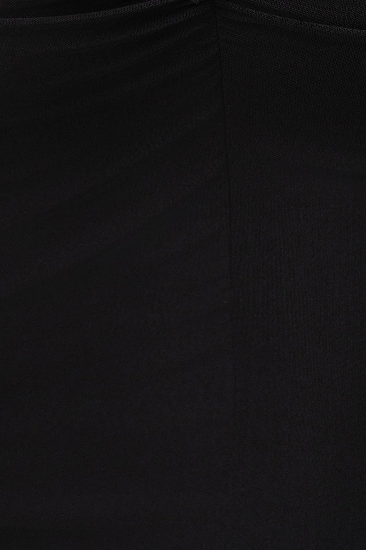 Black Alaina Plunge Maxi Dress