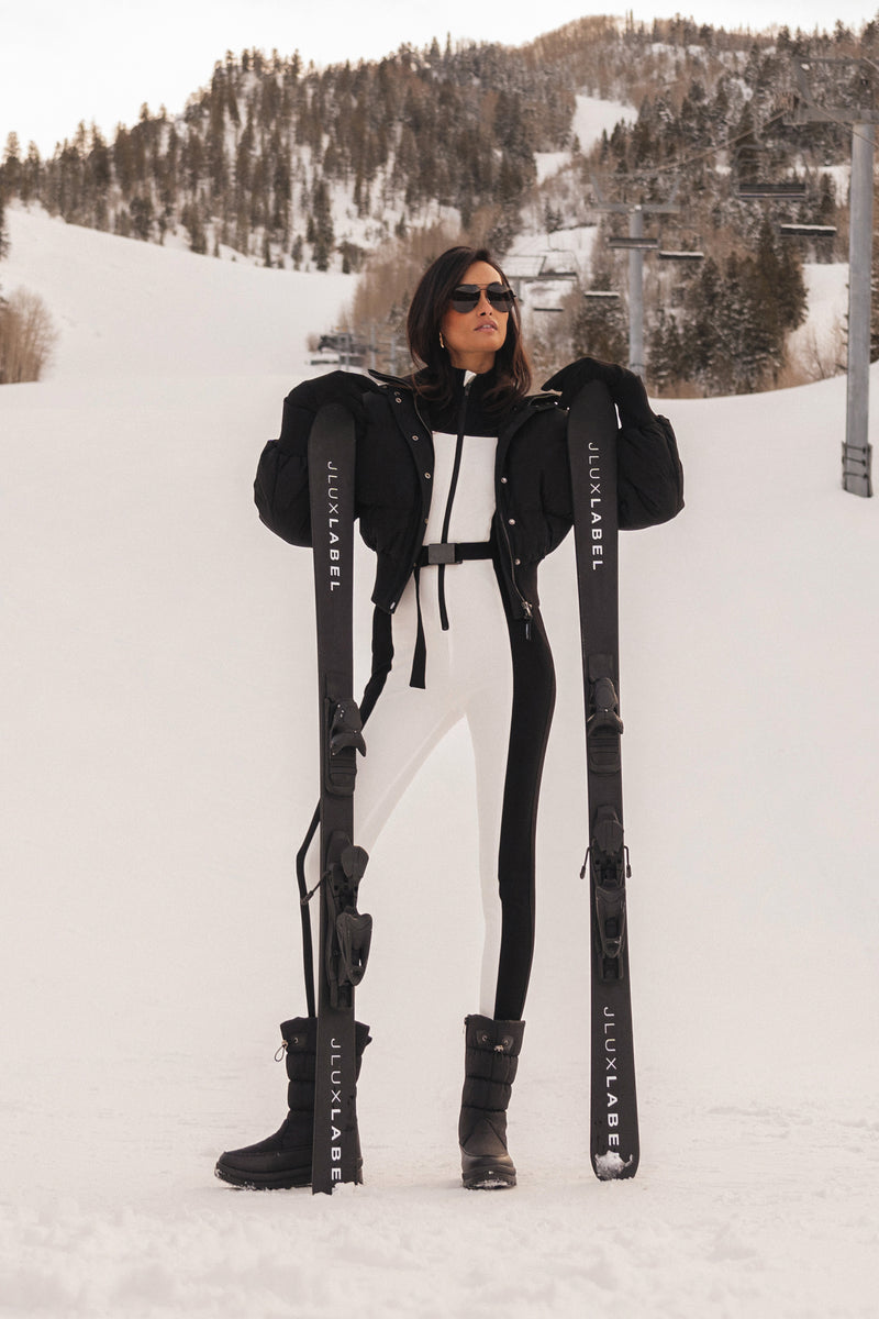 Black Arctic Rush Ski Suit - JLUXLABEL