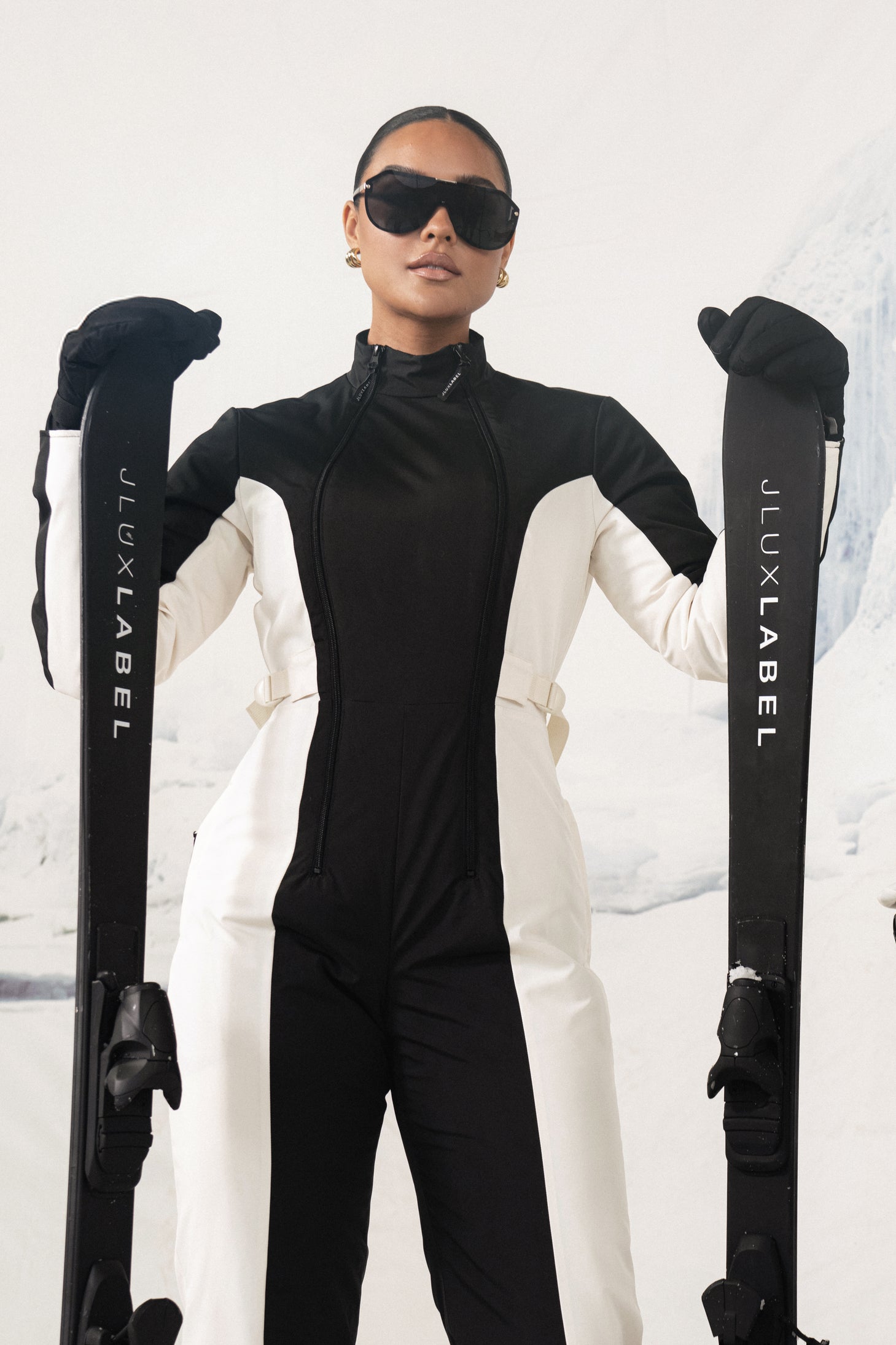 Black Polar Escape Ski Suit - JLUXLABEL