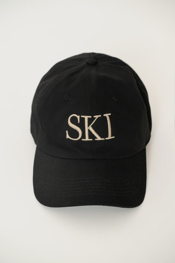 Black Limited Edition SKI Logo Hat