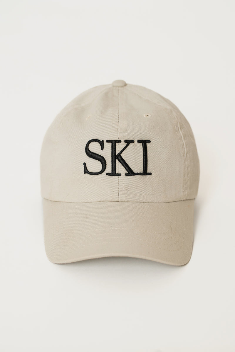 Ivory Limited Edition SKI Logo Hat