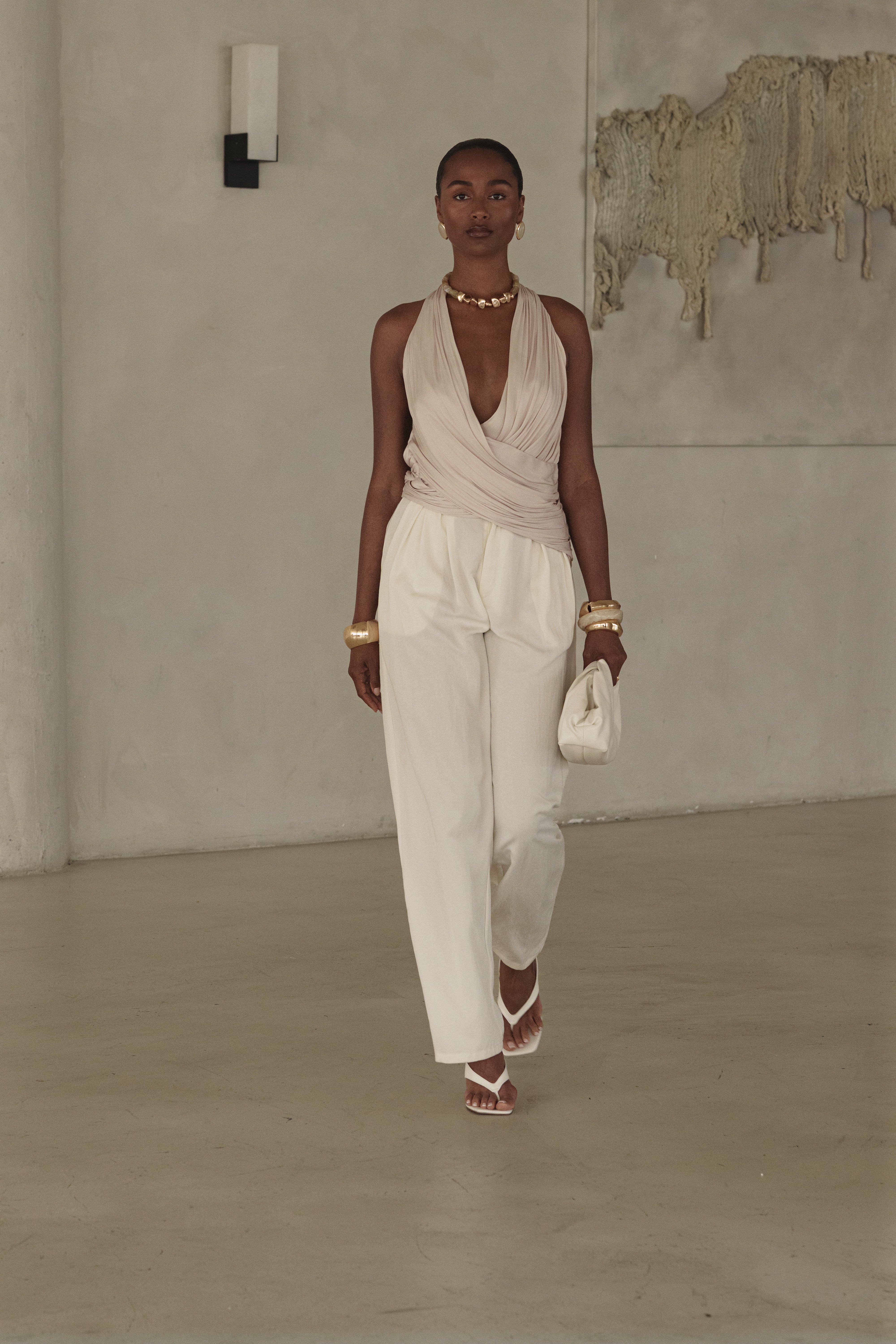 Ivory Stay Ready Trouser - JLUXLABEL