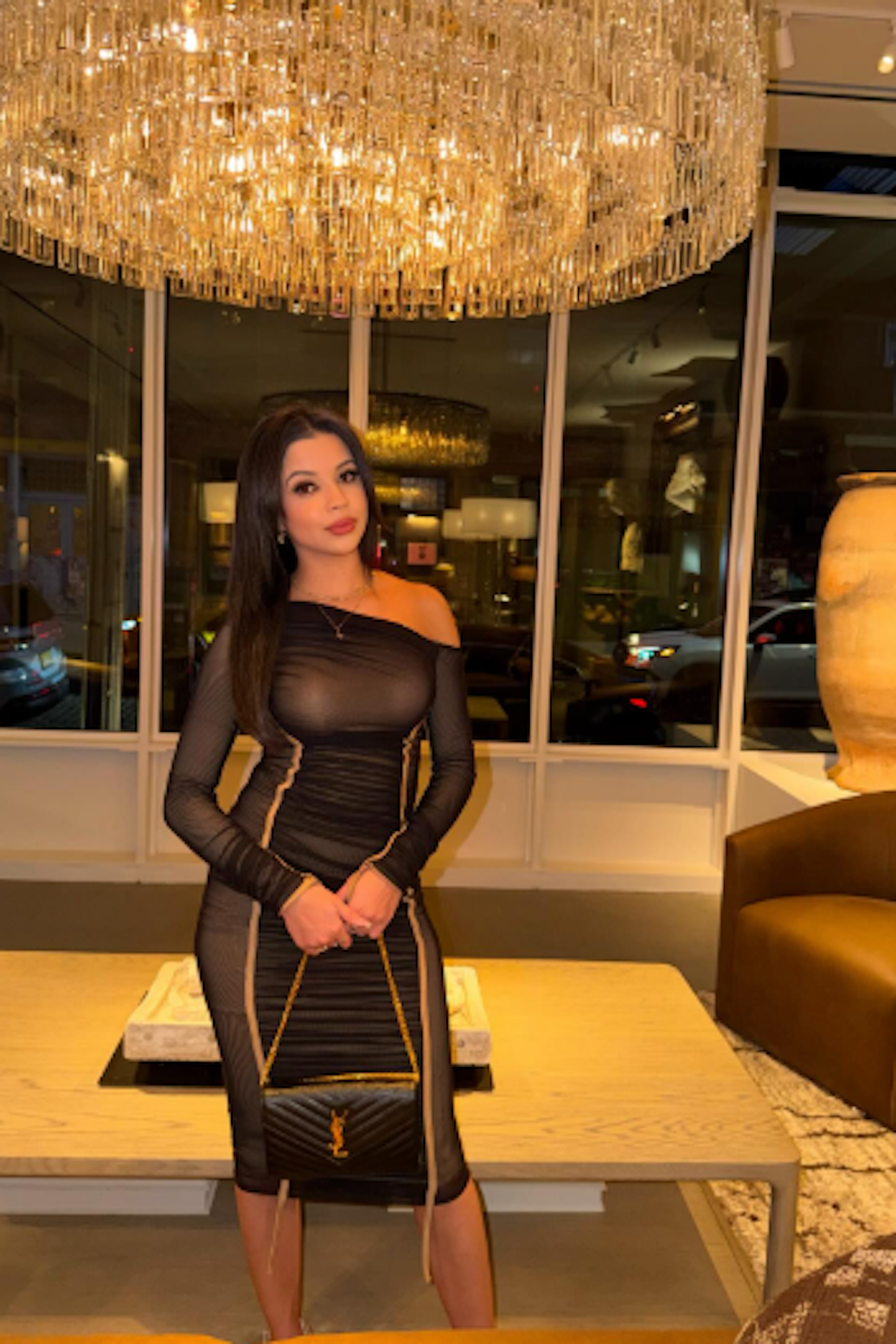 Black Monika Midi Dress