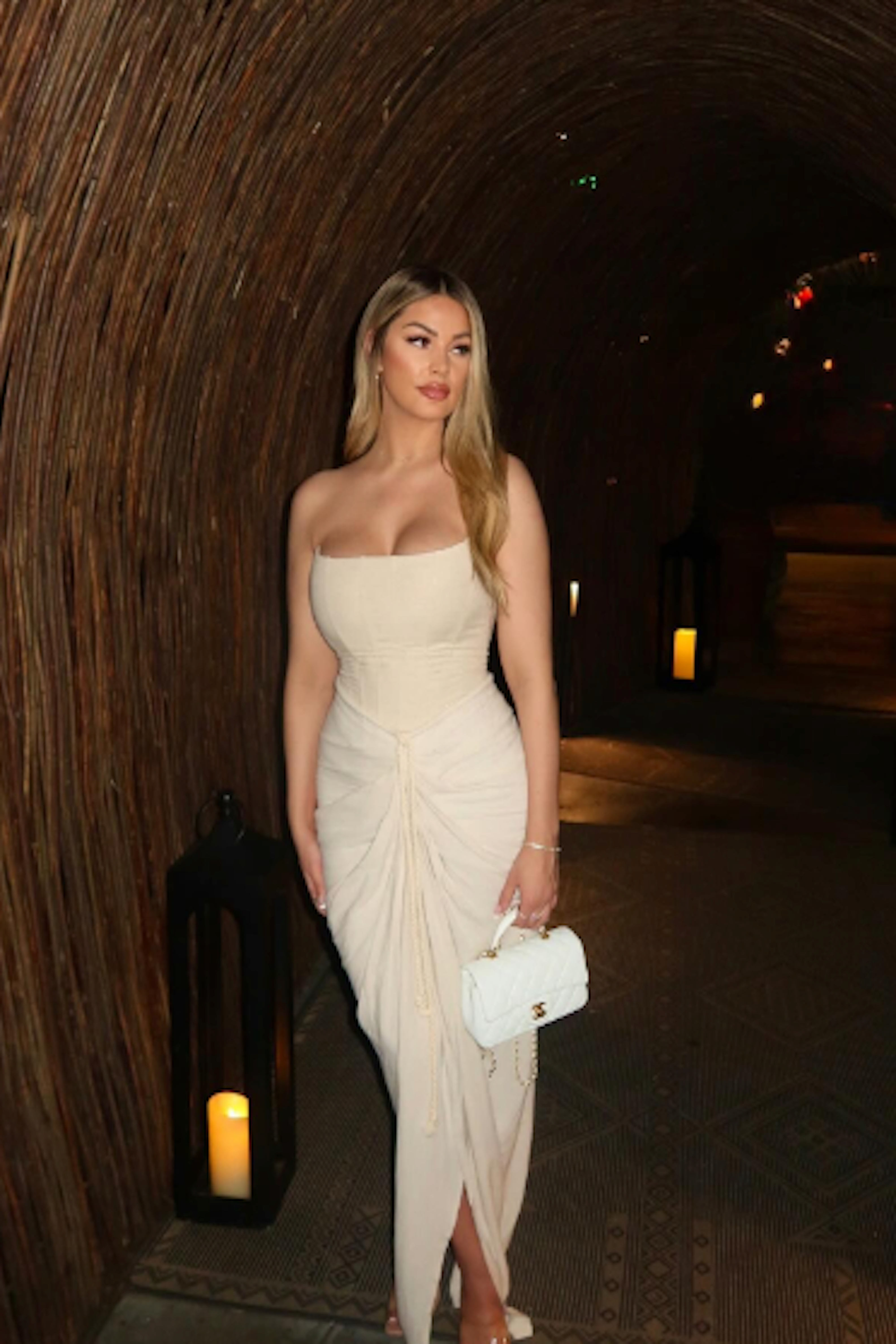 Natural Fenix Reversible Linen Corset