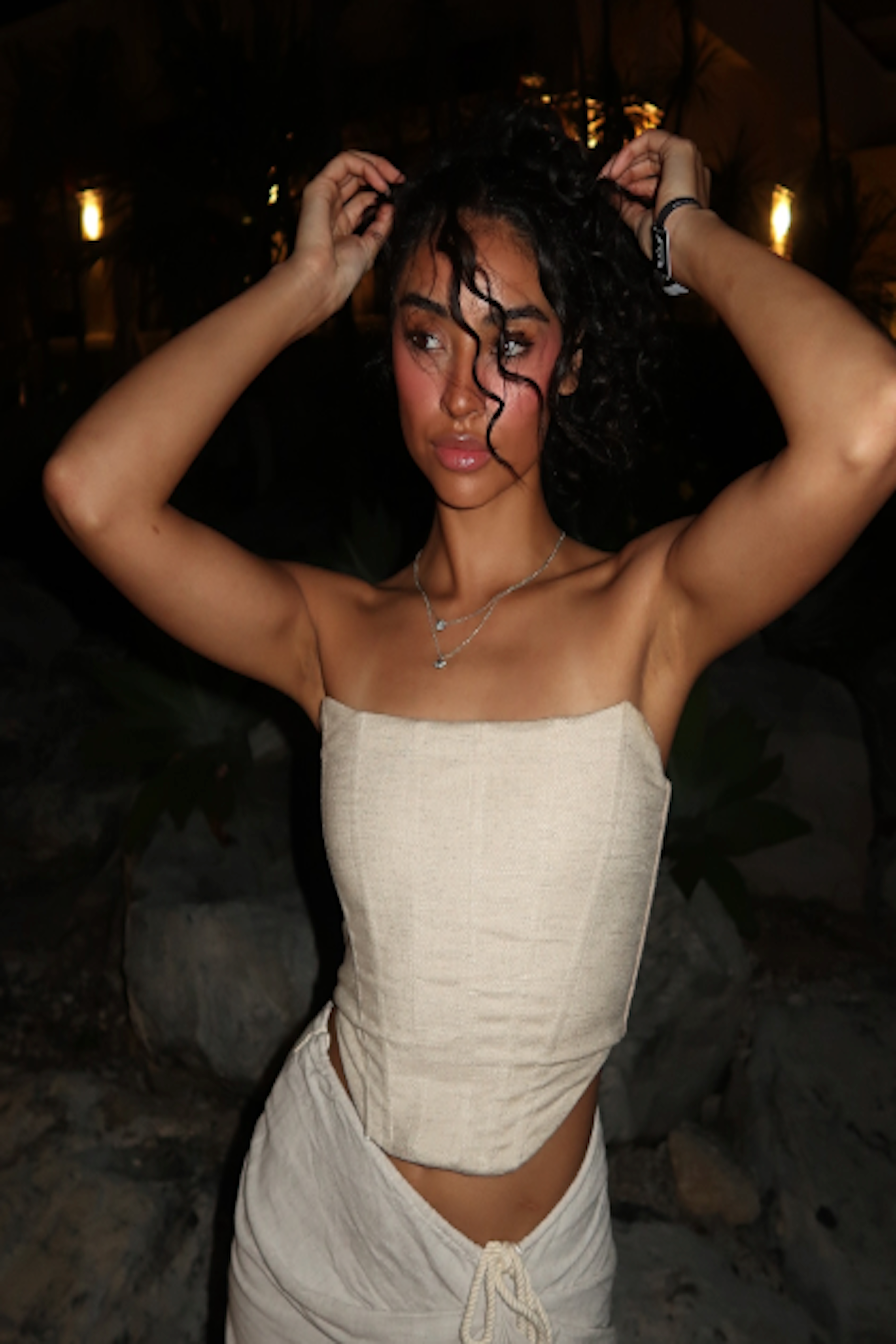 Natural Fenix Reversible Linen Corset