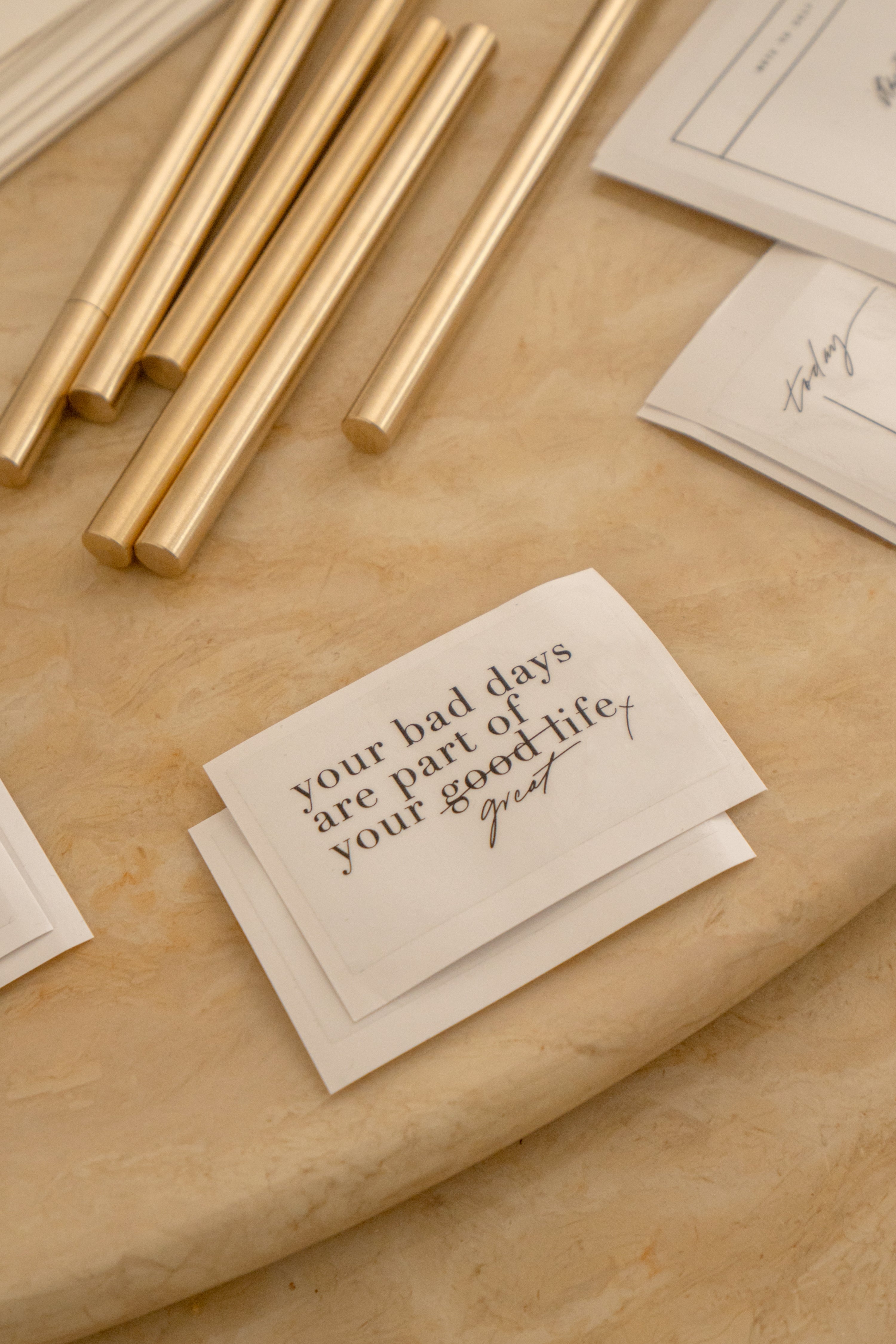 Beige TATIANA SOASH x JLUXLABEL Dreams &amp; Plans Catch All Bag - JLUXLABEL