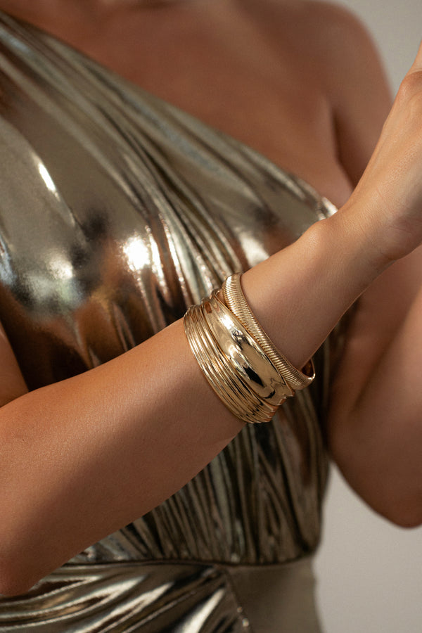 Gold Tess Bracelet Set - JLUXLABEL