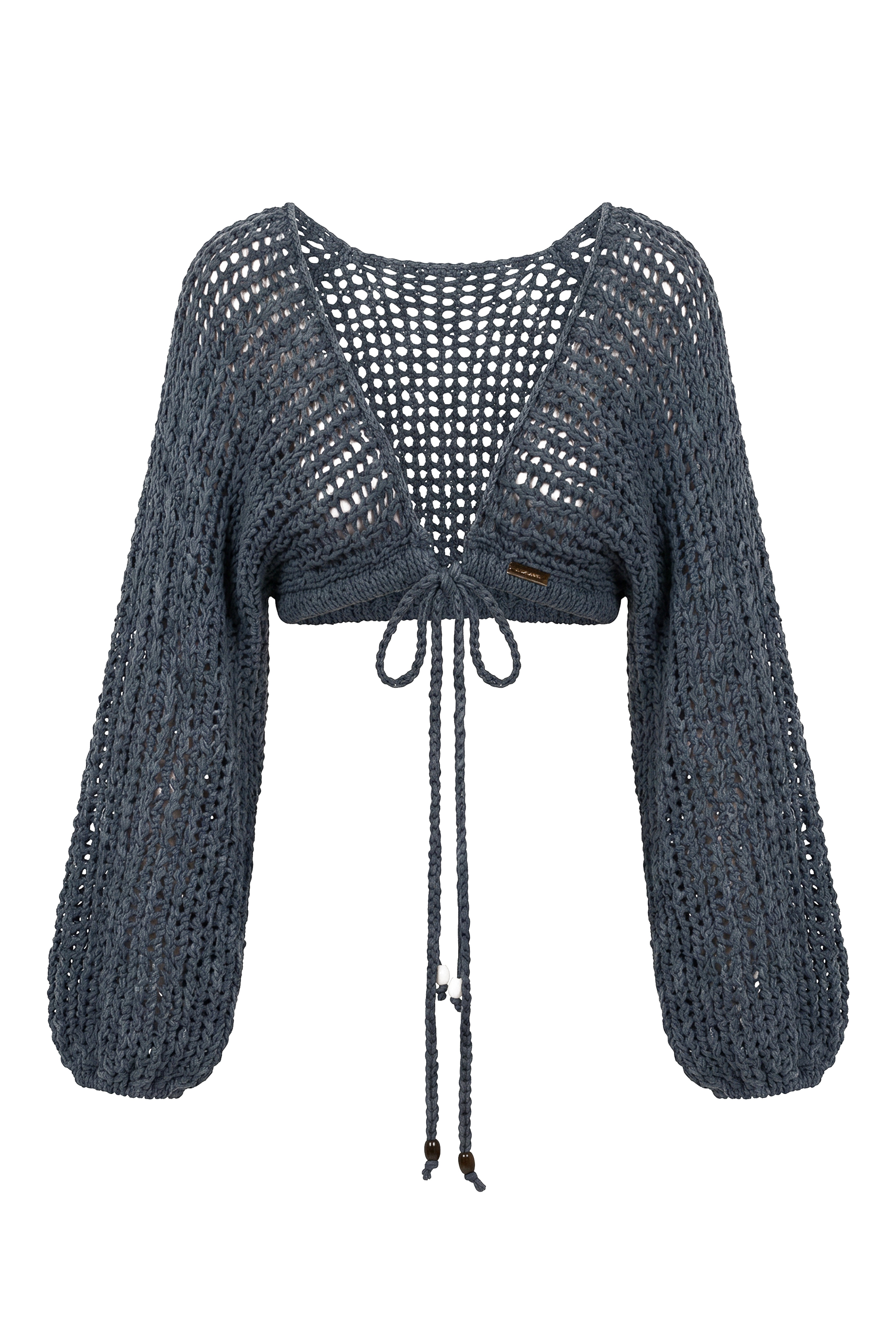 Teal Deep Waters Crochet Top Teal Deep Waters Crochet Top