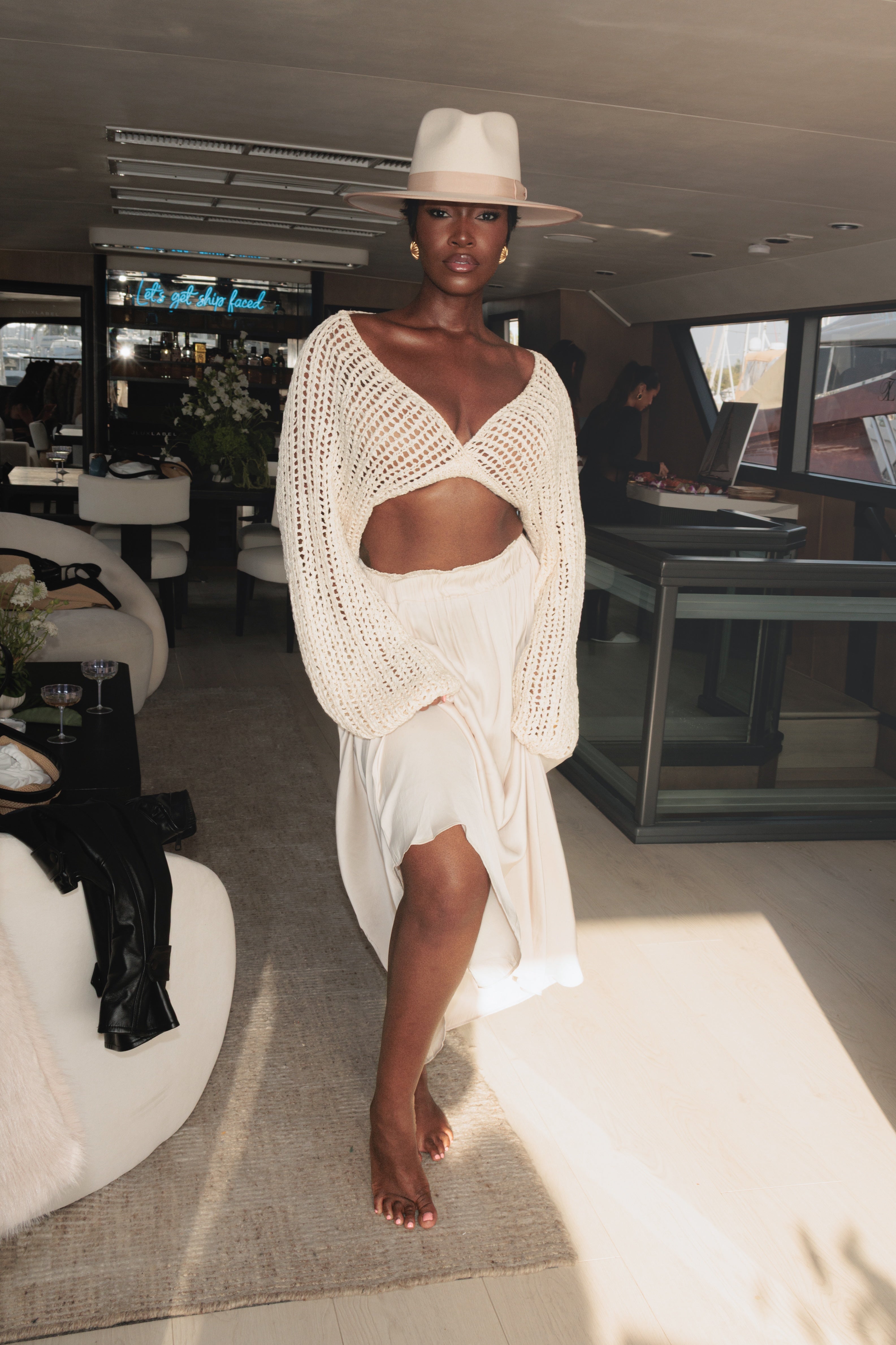 Ivory Deep Waters Crochet Top