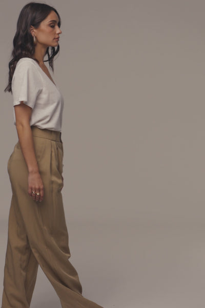 White At Ease Scoop Top