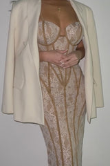 White Katerina Lace Dress