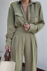 Olive Candice Trousers
