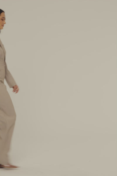 Heather Beige Power Move Bodysuit