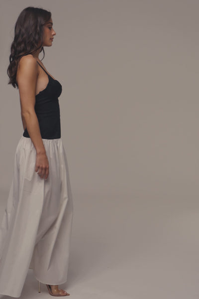 Black Forever Flare Maxi Dress
