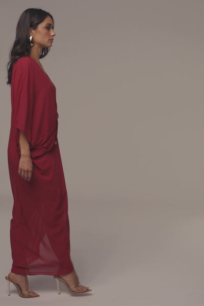 Berry Longer Days Cover Up Dress