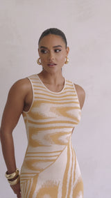 Yellow Chasing Dawn Maxi Dress - JLUXLABEL - Crochet