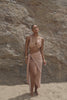 Tan Uncharted Waters Sarong- JLUXLABEL - Spring Summer Fashion
