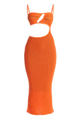 Orange Coastal Escape Dress - JLUXLABEL - Crochet