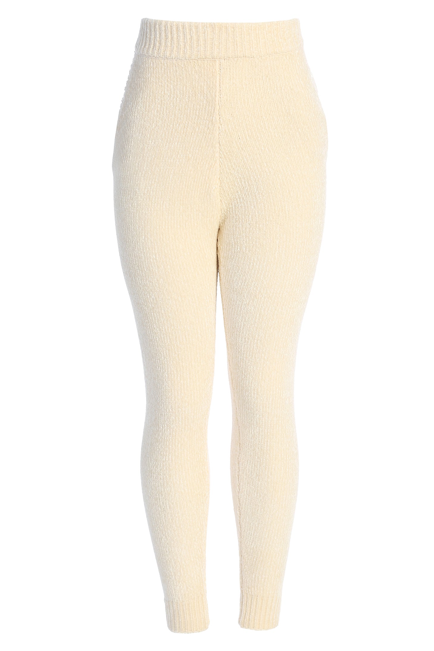 Ivory Juniper Chenille Sweater Pant | JLUXLABEL