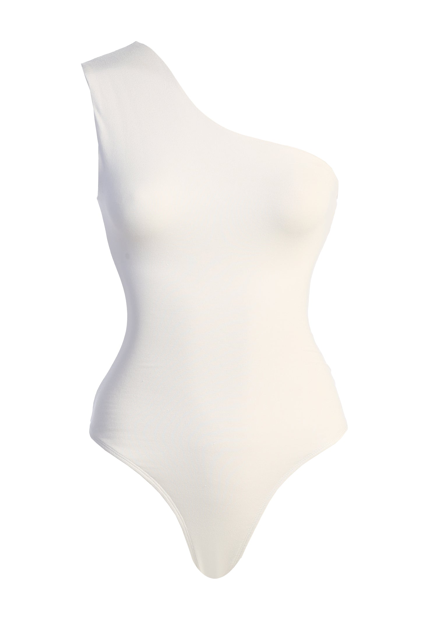 Ivory Samera One Shoulder Bodysuit | JLUXLABEL