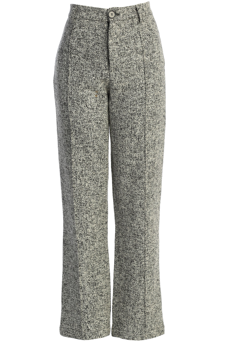 shape stretch Tweed print thermo jeggings grey, 34