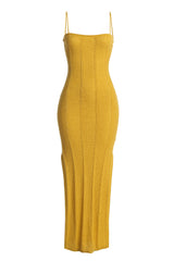 Yellow Cabana Views Crochet Dress - JLUXLABEL