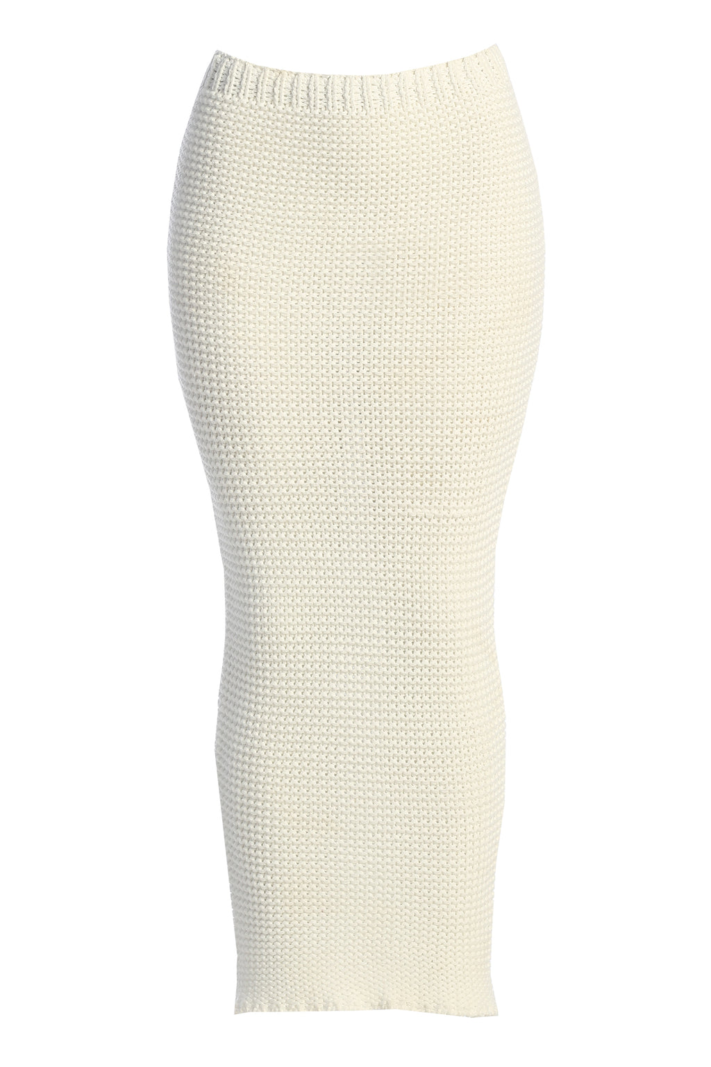 Ivory Britannia Maxi Skirt | JLUXLABEL