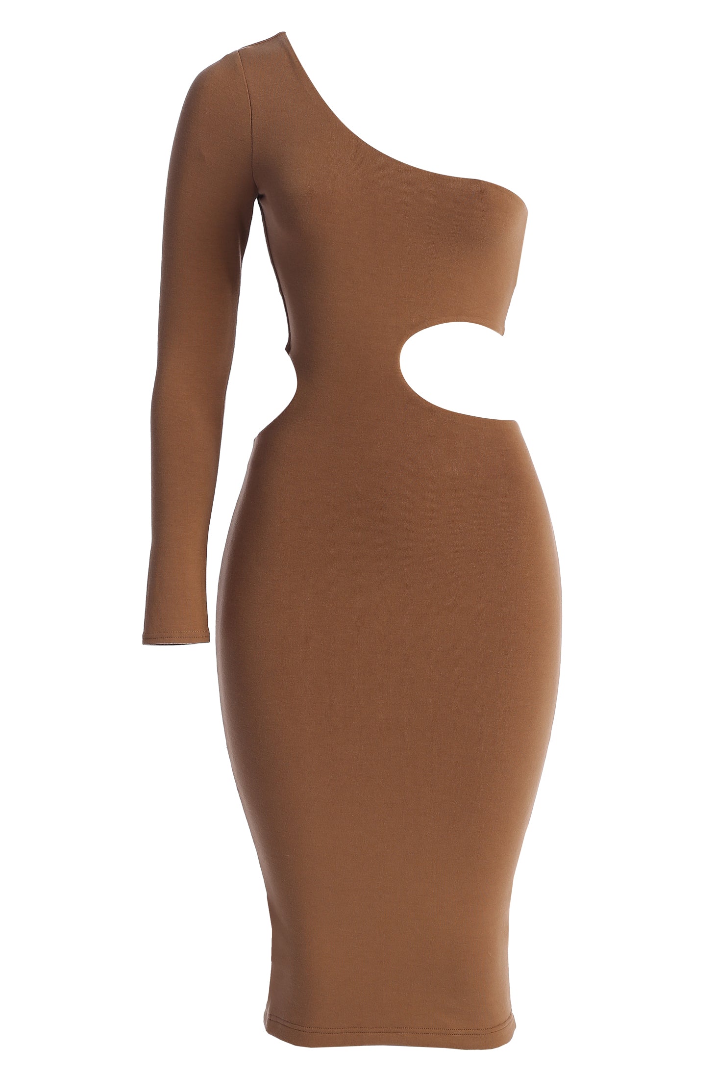 Pecan Yours Truly Midi Dress