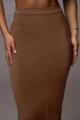 Pecan Lost In Time Netted Skirt - JLUXLABEL