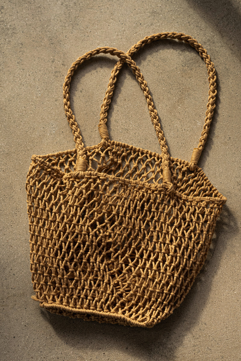 Natural Sun Seeker Hallow Out Tote Bag - JLUXLABEL - Crochet