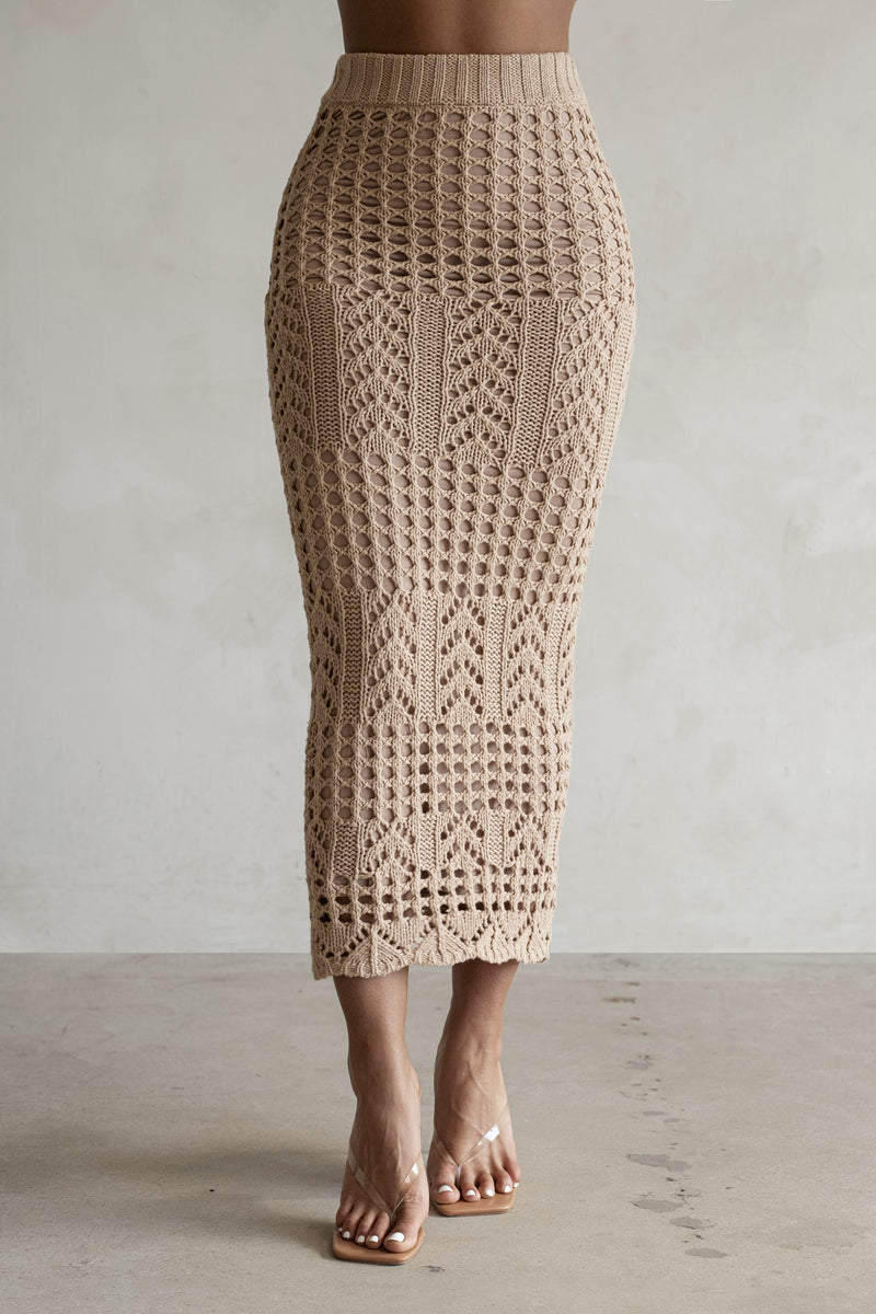 Sand Caribbean Skies Skirt Set - JLUXLABEL - Crochet